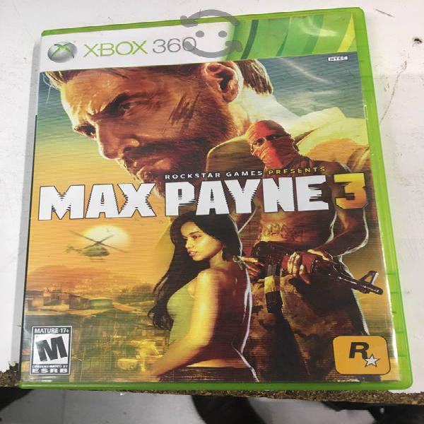 Max Payne juego para Xbox 360