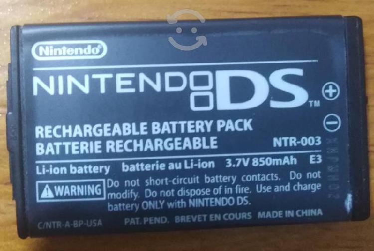 Batería recargable nintendo ds