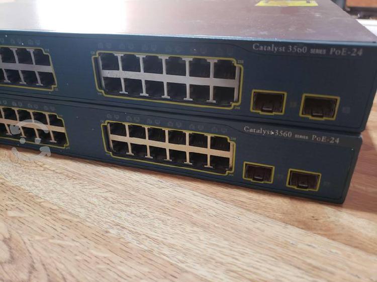 Switch capa 3 cisco poe ws-c3560-24ps-s - fibra op