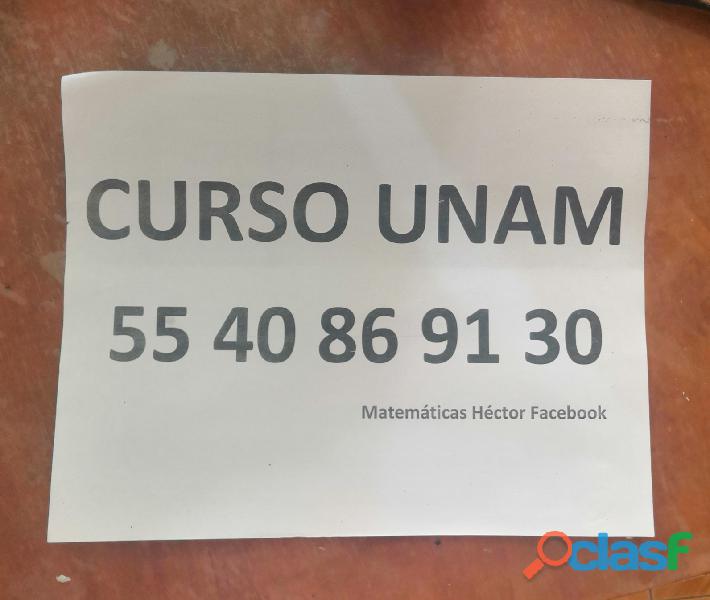 Curso de ingreso a unam