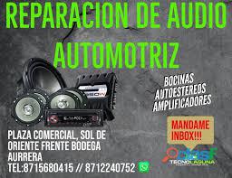 Reparciones a audiomotriz