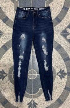 Jeans rasgado stretch